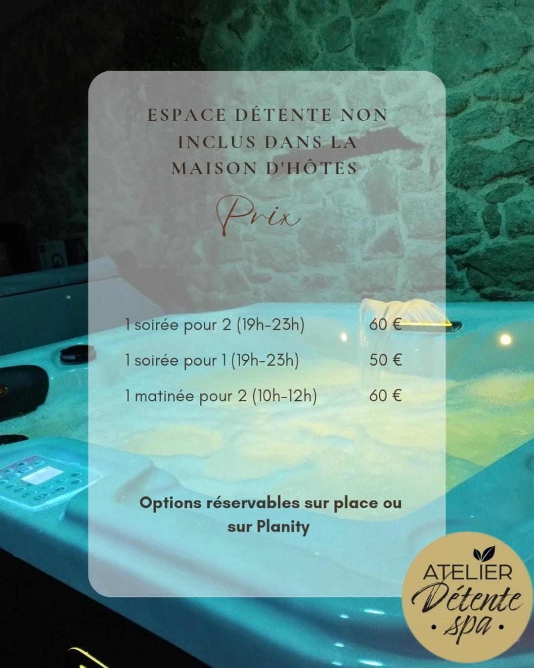 L'Atelier Detente Et Spa Caudrot Exterior foto